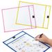 Baker Ross FN485 Herbruikbare Dry Erase A4 Zakjes - Pak van 6