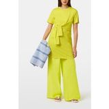 Scotch & Soda Robe en jersey nouée Jaune agrume