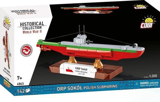 COBI 4863 POLISH SUBM. ORP SOKÓŁ