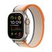 Apple Watch Ultra 2 49mm Titanium Case - OLED Display - GPS + Cellular - Orange/Beige Trail Loop - M/L
