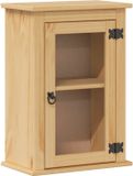 vidaXL Badkamerwandkast Corona 45x27x64,5 cm massief grenenhout