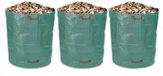 Unyqoos® Set van drie grote tuinzakken 500 liter