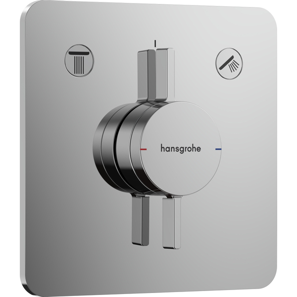 Hansgrohe Duoturn inbouwkraan v. 2 functies chroom 75414000