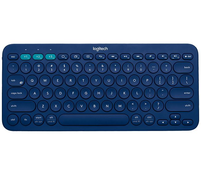 Logitech K380 - Bluetooth - QWERTY - Turks - Blauw - Office Keyboard