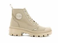 Palladium Dameslaarzen Pallabase Twill Karamel Maat 37.5