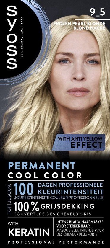 SYOSS Permanent Coloration 9-5 Frozen Pearl Blond