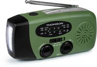 Thomson RT260 noodradio met zaklamp en powerbank functie - groen