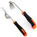 Omgoods - Set d'outils de jardinage de 2 pièces - Désherbeur manuel, Outil de désherbage ergonomique pour le jardinage