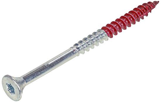 Rotadrill - Unischroef - Torx 25 Platkop - 6 x 140mm - Voldraad - Verzinkt (50 stuks)