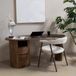 Bureau Livigno Organisch - Mangohout - Donkerbruin - 160x70x70cm
