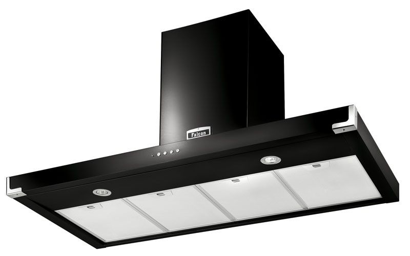Falcon FHDSF1100BLC - Wandafzuigkap - Zwart - 340W - Halogeen