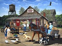 SunsOut Puzzel Boerderij Poppas Landhandel - 1000 stukjes
