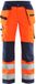 Blåkläder Pantalon de travail softshell femme haute visibilité 7167-2517 - Orange haute visibilité/Bleu marine - C44