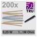 TRU COMPONENTS TC-12888448 T22P035 Metaalfilmweerstand assortiment Axiaal bedraad 0207 0.25 W 1 % 200 stuk(s)