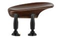 Wittner kinsteun, zijwaartse kinsteun altviool, high-tech kunststof, anatomisch gevormd, allergiegetest, zonder schroevendraaier, palissanderkleur, Made in Germany, 251231P