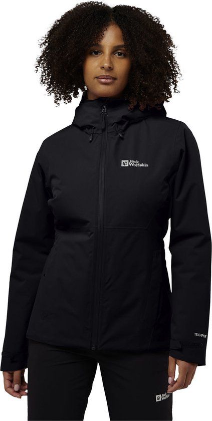 Jack Wolfskin Wisper Insulated Jacket Women - Jas - Dames - Zwart - Maat XXL