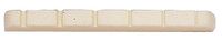 Partsland Plastic Zadel Pre-Notched Cream