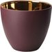 ASA Selection windlicht bramen-goud, theelichthouder, porselein, paars, 8 cm