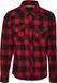 Brandit Chemise à carreaux Hommes Chemise en flanelle - rouge/noir - S