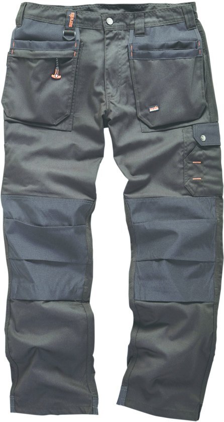 Scruffs Werkbroek 'Worker Plus', zwart maat 30S