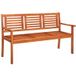 Maison Exclusive - Banc de jardin 3 places avec coussin 150 cm bois d'eucalyptus