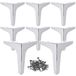 Pieds de meuble en métal, 15 cm - Jeu de 8