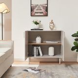 en.casa Commode Starvili dressoir 75x76x38 cm beige