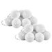 Krist+ LED Lichtslingers/lichtsnoeren - 2x - 10 led bolletjes - D4 cm - wit - 200 cm - batterijen
