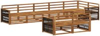 vidaXL Acacia Hout Bank Loungeset 8-zits Naturel