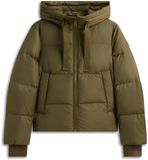 Tommy Hilfiger Dames Puffer Jas Polyester Groen Maat S