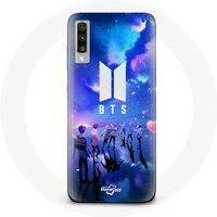 Maniacase Hoesje voor Samsung Galaxy A50 Bangtan Sonyeondan BTS Fanart Logo