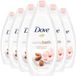 Dove Badcrème Amandelmelk & Hibiscus - 6 x 450 ml