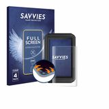 Savvies - Screenprotector voor Garmin eTrex Touch 2025 - Folie Beschermfolie transparant volledig dekking 4 Stuks