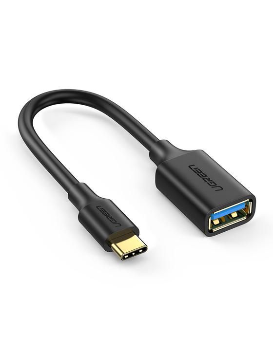 Ugreen 30701 USB-kabel 0,15 m USB 3.2 Gen 1 (3.1 Gen 1) USB C naar USB A Zwart