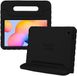 HappyCase Kinder Tablethoes Geschikt voor Samsung Galaxy Tab S6 Lite | Kindvriendelijke Hoes | Beschemhoes | Kinderhoes | met Handvat en Standaard | Zwart