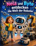 Nela und Byte entdecken die Welt der Roboter: Sachbuch für Kinder ab 7 Jahren über Roboter, Technik und Erfindungen – Band 3 der Reihe