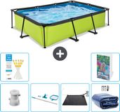 EXIT Toys EXIT Rechthoekig Lime Frame Zwembad - 300 x 200 x 65 cm