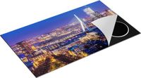 Chefcare Inductie Beschermer Rotterdamse Skyline - 89,6x51,6 cm