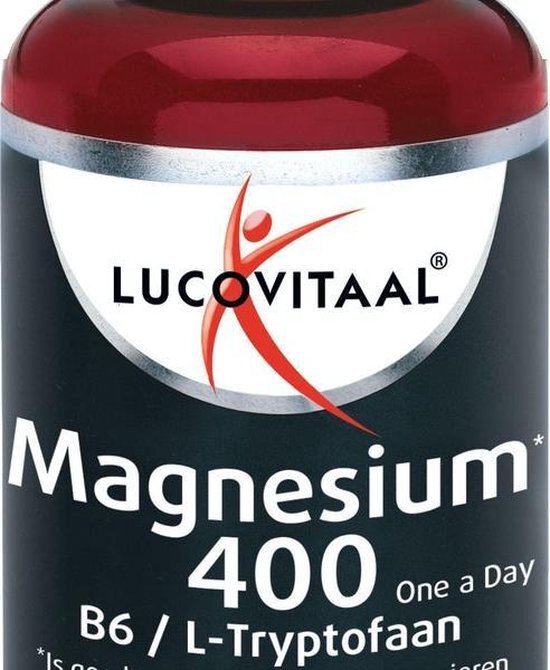 Lucovitaal Magnesium L-Tryptofaan 400mg capsules 120st