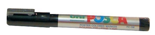 Posca uni-ball Paint Marker op waterbasis PC-3M zilver