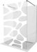 Mexen Kioto paroi de douche autoportant 130 x 200 cm, blanc ondulé 8 mm, gris brossé