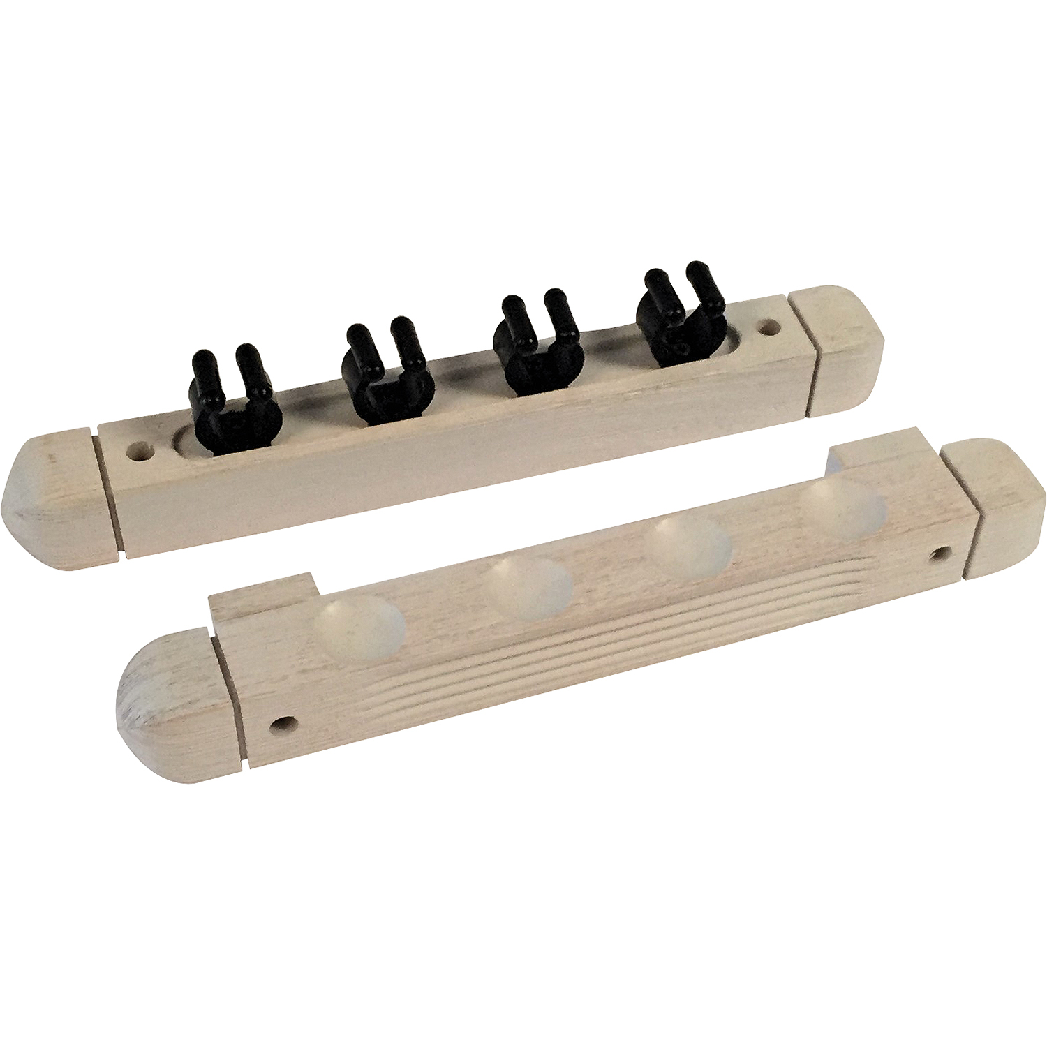 Buffalo cue wall rack for 4 cues white