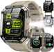 Blackview Robuuste Outdoor Smartwatch voor Heren – Bellen | Gebeld Worden – Waterdichte Fitnesstracker met Bloeddruk – Hartslag – SpO2 en Slaapmonitoring - Sporthorloge - Tactische Bluetooth Smart Watch voor iOS/Android - Khaki