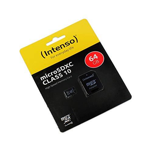 Mobile-Laden 64GB geheugenkaart compatibel met Umidigi Bison 2 Pro, microSDXC, Klasse 10, HighSpeed, met SD-adapter