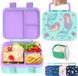 Unyqoos® Kindvriendelijke en lekvrije lunchbox met meerdere compartimenten voor school en werk