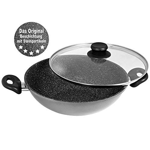 Stoneline Wok - 28 cm - Antraciet