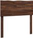 vidaXL Live Edge Hoofdbord ROSTOCK Donkerbruin 75 cm