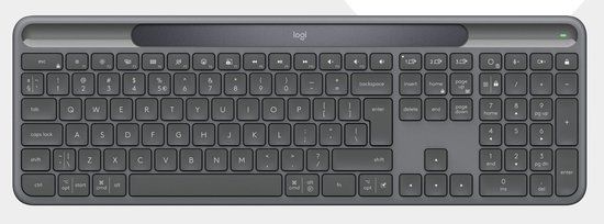 Logitech Signature Slim Solar+ K980 for Business Toetsenbord Grafiet