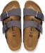 Birkenstock Arizona Birkibuc Sandaal - Zwart - Maat 44