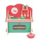 Keuken hout 36x17x38 met accessoires. 3+